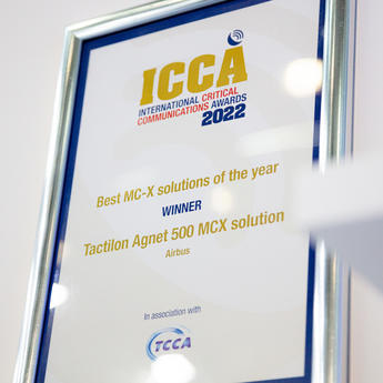Icc award CCW 2022 - Tactilon Agnet 500  - Best solution