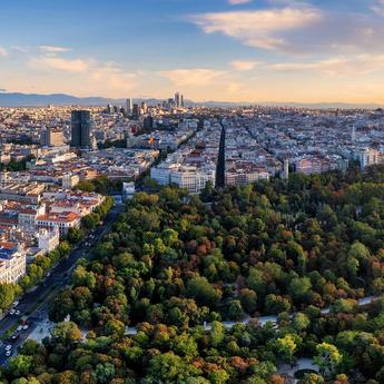 Madrid taken from above