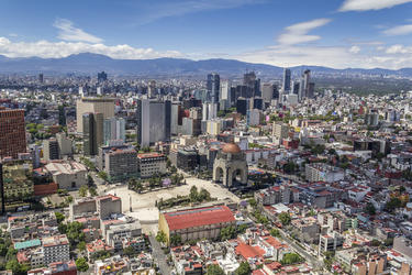 city view mexico latin america