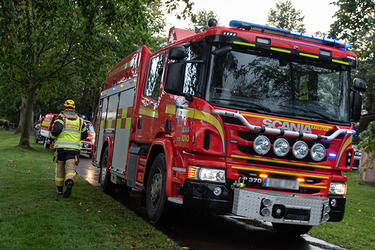 Swedish fire truck Swedish fire truck