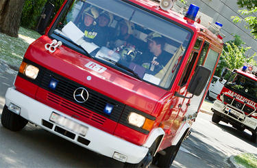 Firetruck in Hungary Firetruck in Hungary
