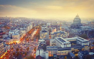 Brussels from taken from above