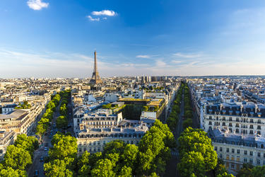 Paris taken from above