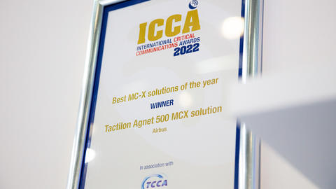 Icc award CCW 2022 - Tactilon Agnet 500  - Best solution