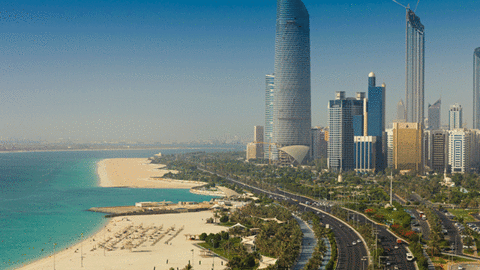Abu Dhabi city view