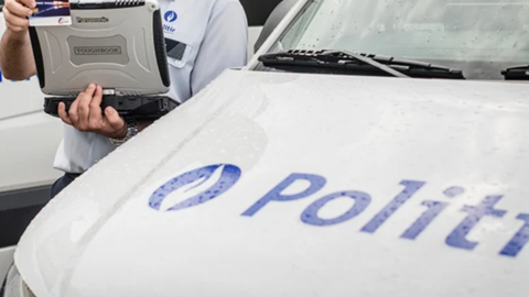 Belgian police car
