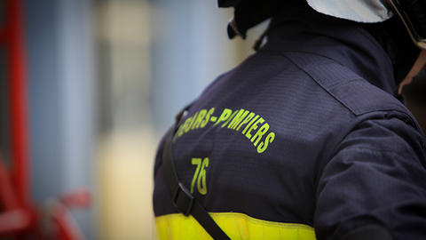 French fire fighter