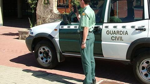 Spanish police and vehicle