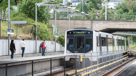 Metro station in Oslo