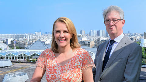 Vodafone - Airbus Paris 2025 - Marika Auramo, CEO of Vodafone Business and Olivier Koczan, Head of Airbus Public Safety and Security