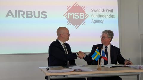 MSB and Airbus signature to migrate TETRA Swedish communications network to broadband