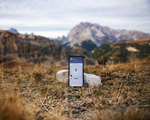 Agnet on a Samsung xcover pro 6 at Tre Cime Agnet on a Samsung xcover pro 6 at Tre Cime