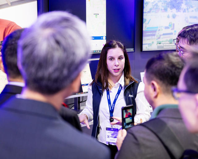 CCW 2025 Julie our business analyst demonstrating our solution
