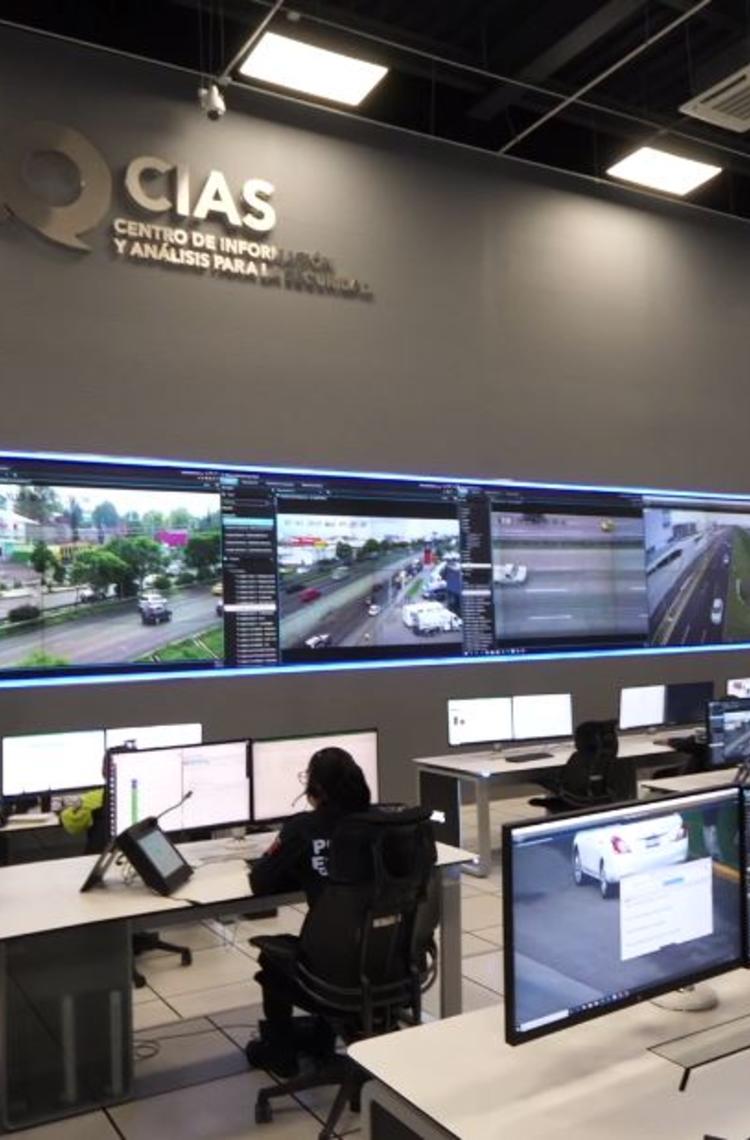Airbus’ MXLINK control room in Mexican State Government of Querétaro