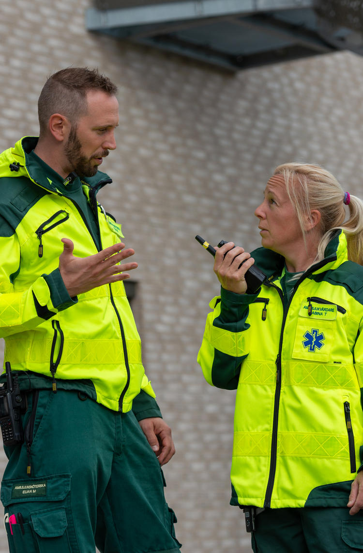 Ambulance service paramedics