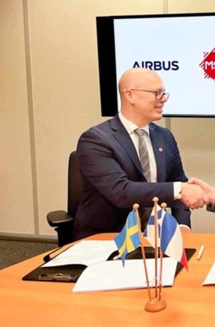 Airbus signs new Frame contract with MSB in Sweden Airbus signs new Frame contract with MSB in Sweden