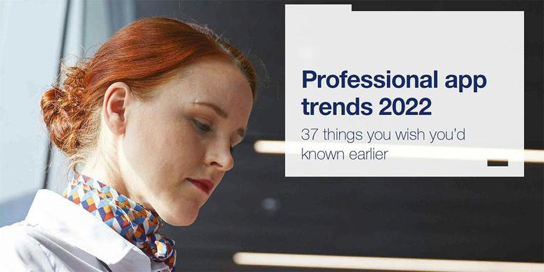 Cover detail Professional app trends 2022