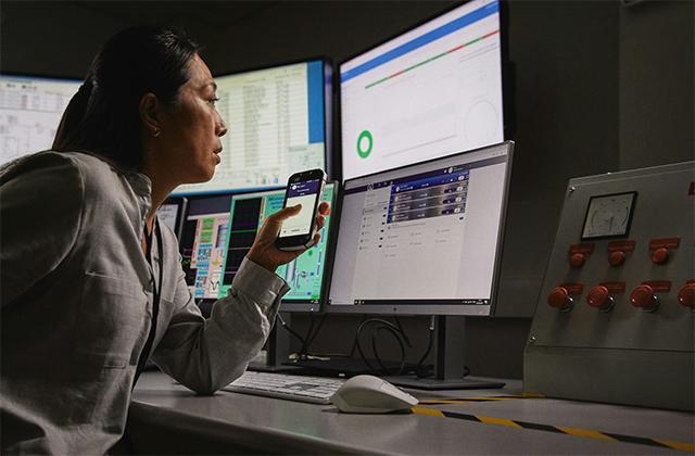 Industrial operator uses Agnet