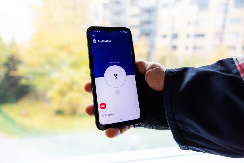 Agnet Tetra UI on a smartdevice