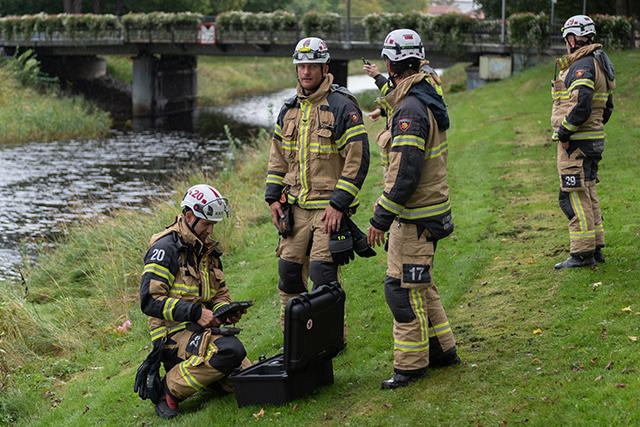 Swedish firefighters at flisa 2019
