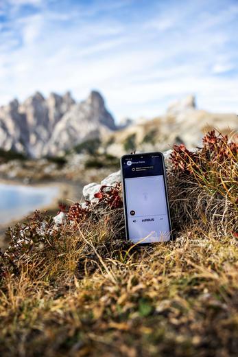 Agnet on a Samsung xcover pro 6 at Tre Cime Italy