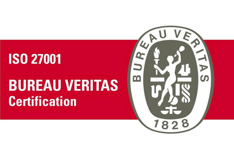 Agnet certification ISO 27001 by Bureau Veritas