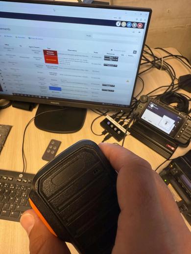 Agnet solution used on a Dispatcher by security and fire team in Pays d'Aix hospital